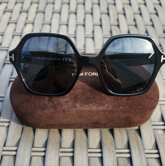 TOM FORD Romy Geometric Square Acetate Sunglasses - Picture 1 of 10